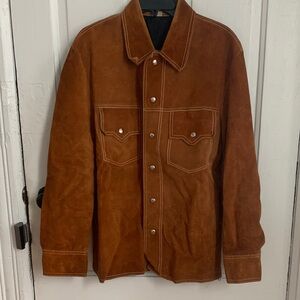 Men's Brown Suede Jacket
